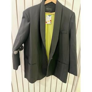 Spirit Jersey Blase Blazer Black and Pea Green Interior